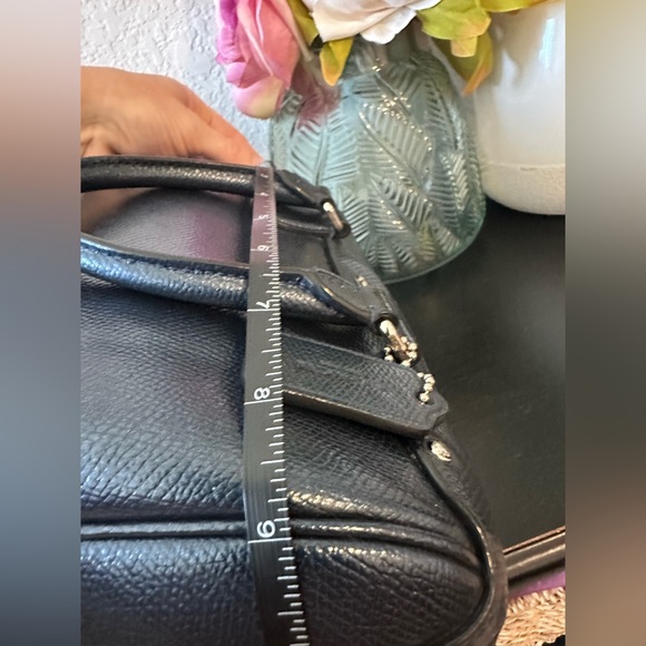 Coach Navy Satchel Handbag/Shoulder Bag Mini Bennett Bag. 💙 - Picture 13 of 16